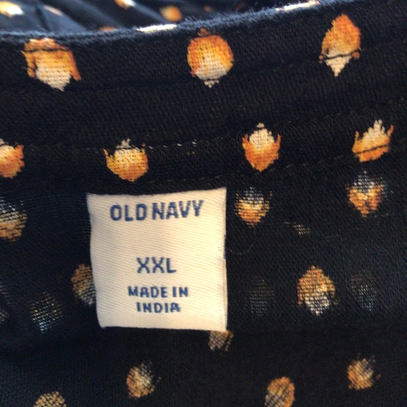 old navy women tunic top black size XXL popover hi low hemline casual flowy boho - Picture 10 of 11